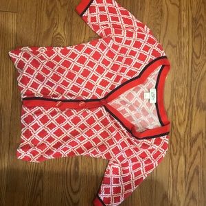 Loft - light weight short sleeve sweater cardigan